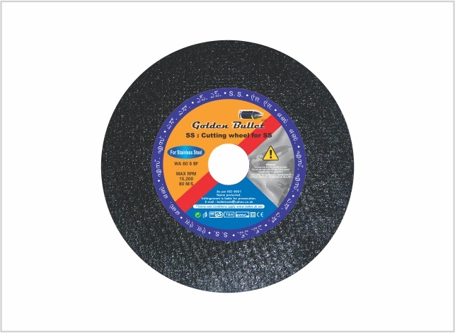 ClassicBlack Golden Bullet Cut Off Wheel ClaSSic 4" X 3mm Black 1Net - Image 1