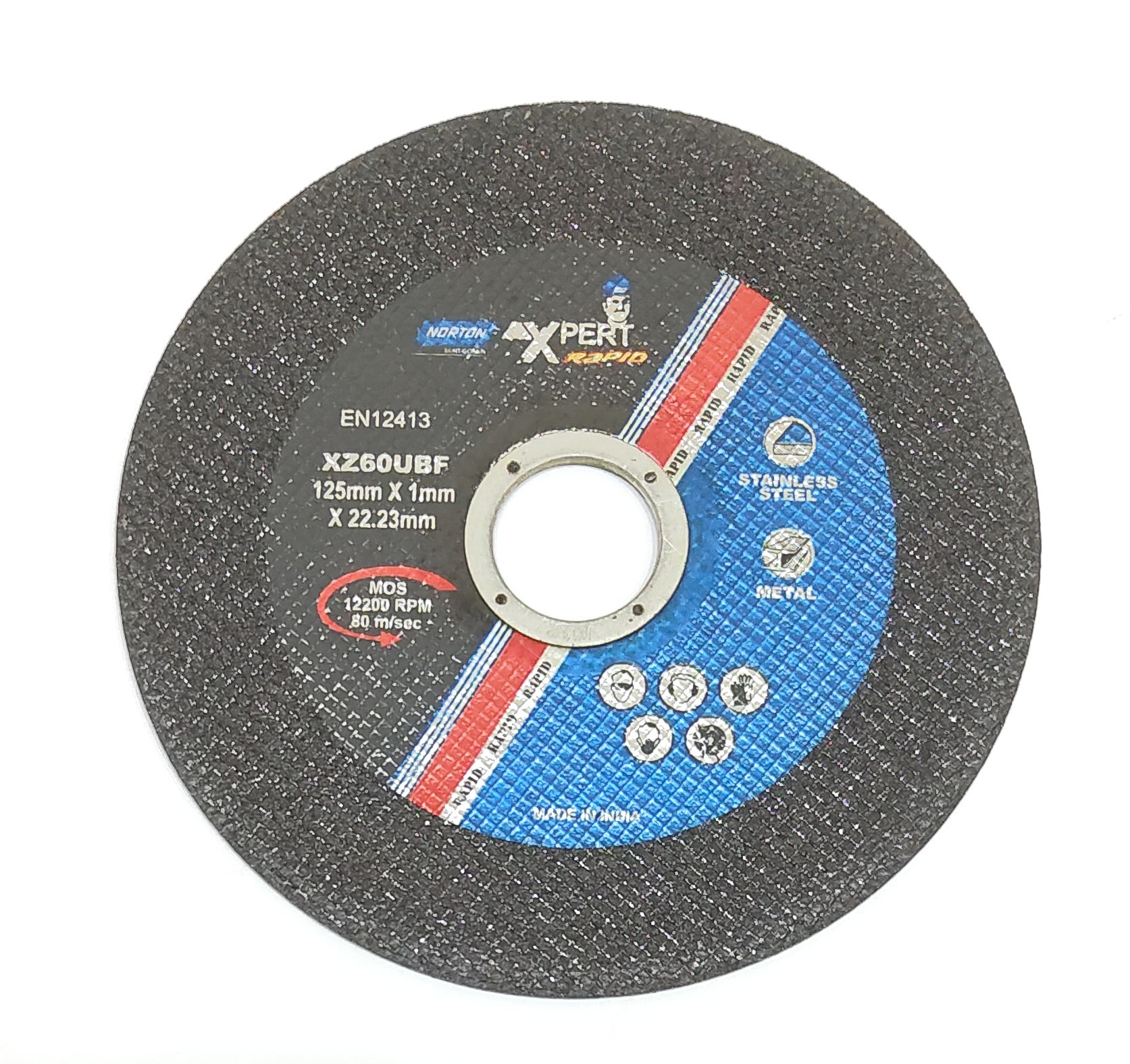IMG_20240506_232037926 GN Xpert Rapid Cut Off Wheel 5" X 1mm Black - Image 1