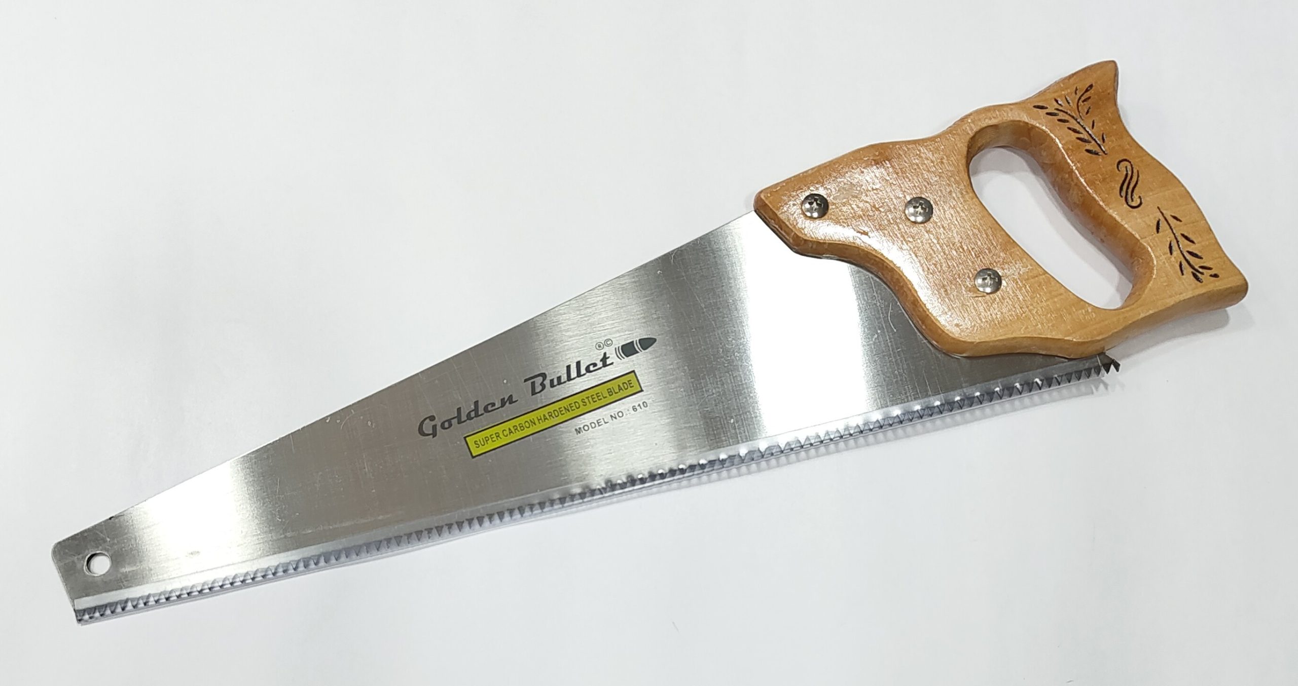 IMG_20240507_114848031 Golden Bullet Hand Saw With Wooden Handle 16" - Image 1