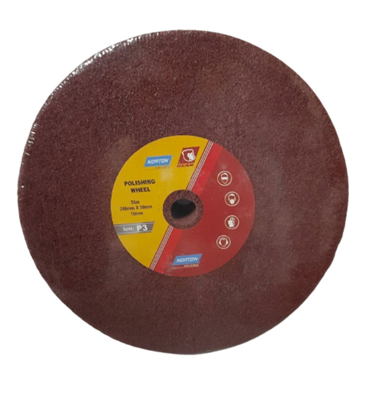 px43 GN Beartex Polishing Wheel 8" X 1" P-3AF - Image 1