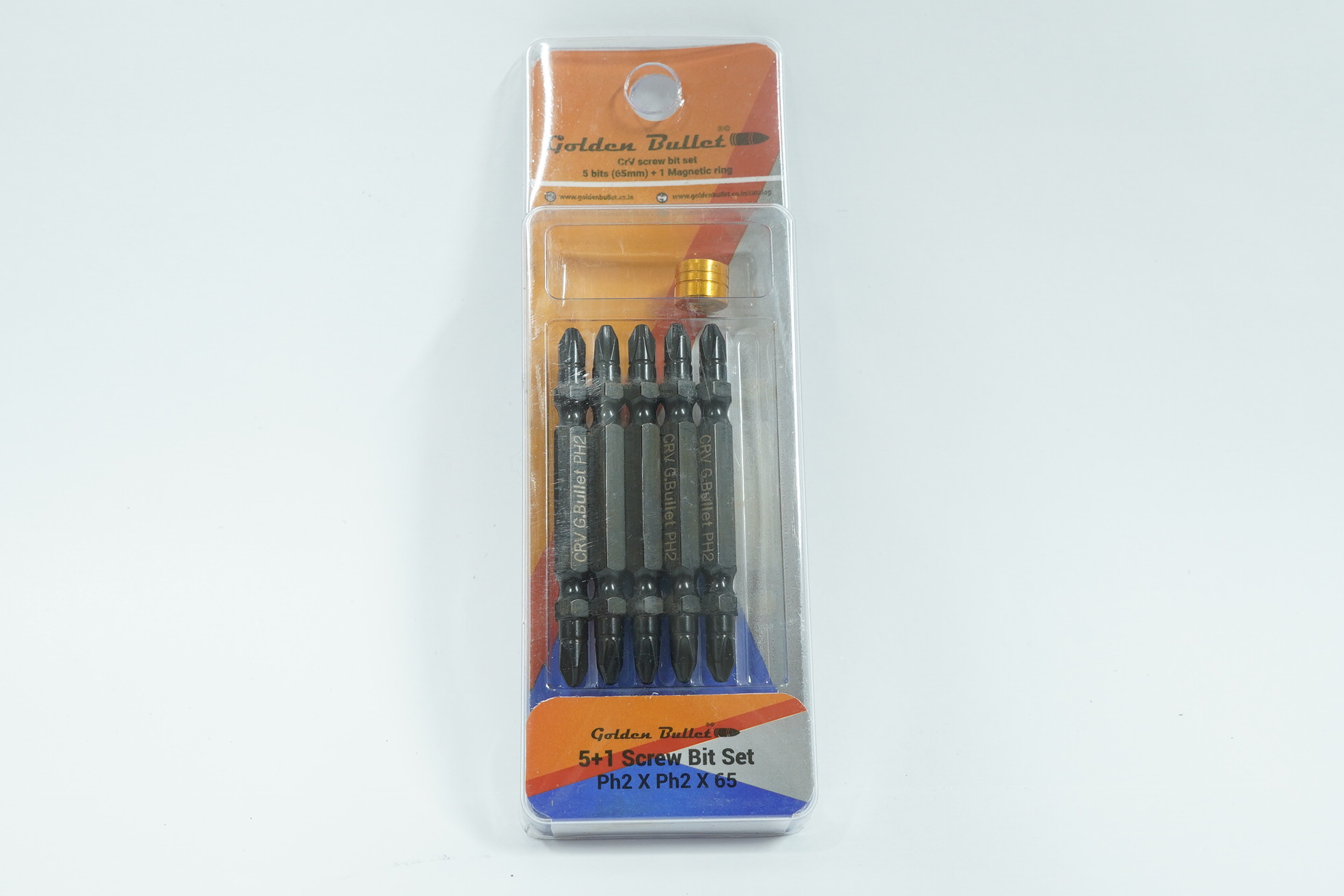 CRV PH2 PH2 65 Golden Bullet Screw Bit Black CRV PH2 X PH2 X 65 - Image 1