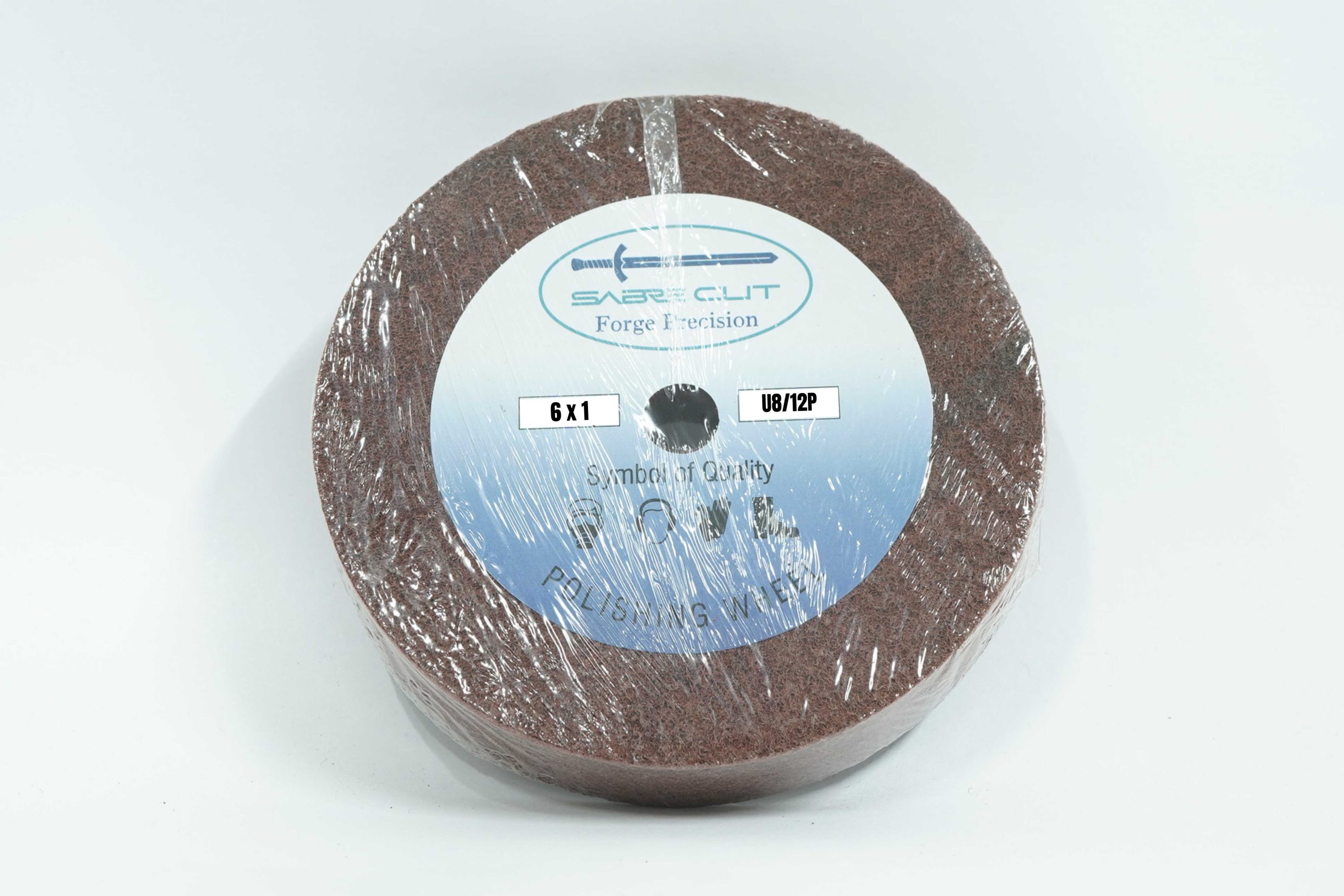 polishing wheel 6x1 u8 Sabre Cut Non-Woven Polishing Wheel 6" X 1" U8/12P - Image 1