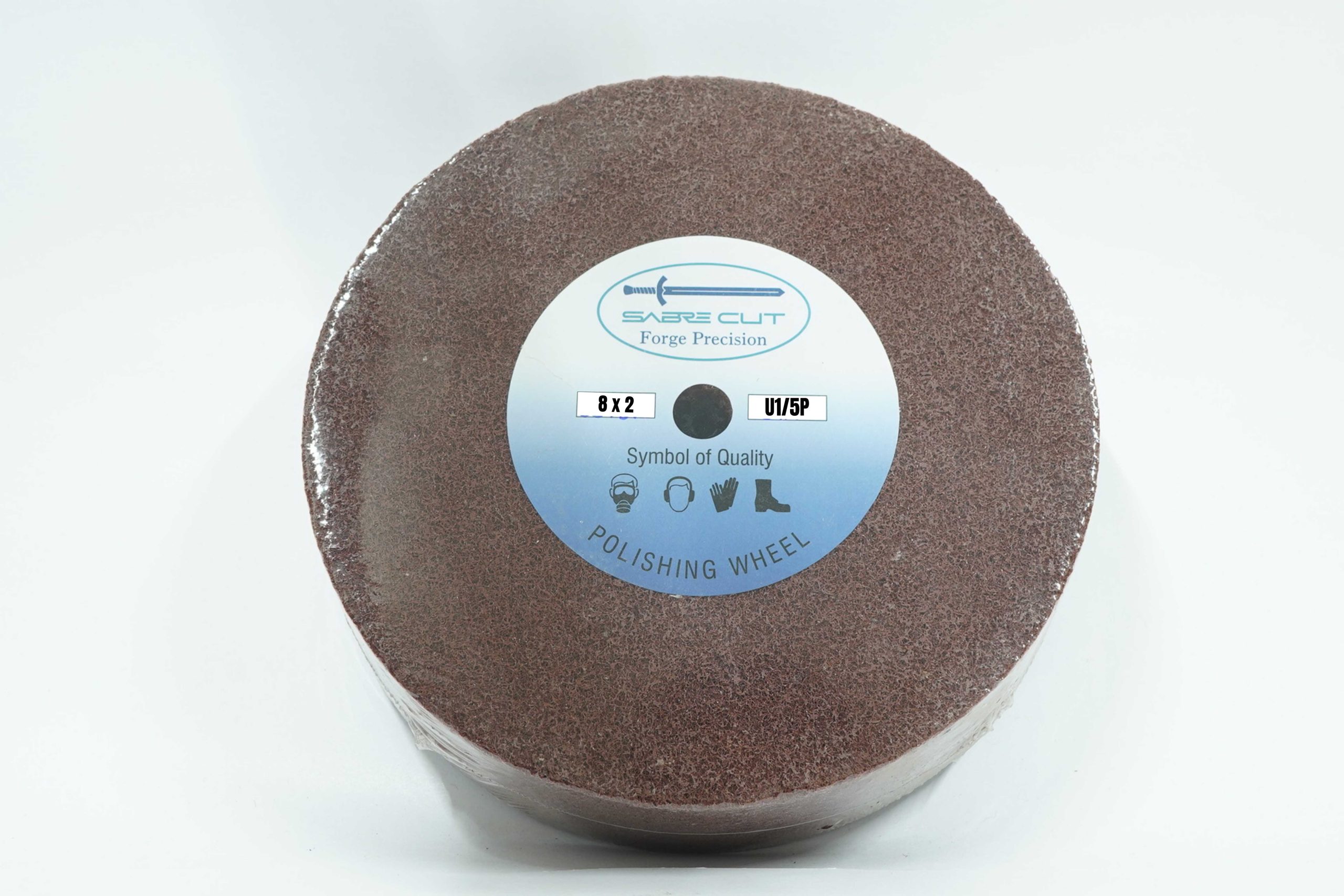 polishing wheel 8x2 u1 Sabre Cut Non-Woven Polishing Wheel 8" X 2" U1/5P - Image 1